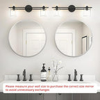Fabuday Silver Round Mirror for Wall 24 inch - Image 2