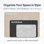 Large Felt Bulletin Board for Wall, Soft Felt Cork Board for Office, Home - Image 5