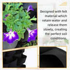 Hanging Planting Grow Bags, 72 Pockets Hanging Vertical Wall Planter Wall - Image 3