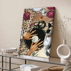 Fashion Cheetah Wall Art Set of 3 Leopard Wall Decor Pictures Lucky 8 Ball - Image 6