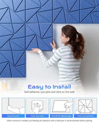 22 Pack Acoustic Panels, Sound Proof Foam Panels - Image 6