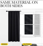 NICETOWN Short Curtains 36 inches Long, Kitchen Window Curtains Over Sink - Image 6