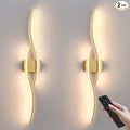 KARTOOSH Battery Operated Wall Sconces Set of Two by KARTOOSH