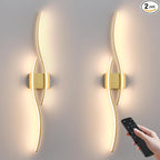 KARTOOSH Battery Operated Wall Sconces Set of Two by KARTOOSH