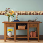 Rustic Farmhouse Wallpaper Border Peel and Stick 196x4 Inch Removable Wall - Image 6