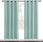 NICETOWN Aqua Blue Blackout Curtains 78" Long - Image 2