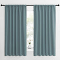 NICETOWN Greyish Blue Blackout Curtains Panels by NICETOWN