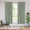 RYB HOME Bedroom Blackout Curtains 72 inches Long, 100% Blackout Thermal by RYBHOME