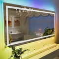 LOAAO 60”X40“ RGB LED Bathroom Mirror by LOAAO