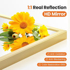 NEWBULIG 26X38 Inch Arched Bathroom Mirror - Image 3