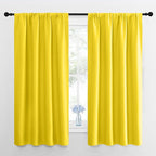 NICETOWN Bright Yellow Blackout Curtains 63 inches Long by NICETOWN