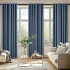 MIULEE Blackout Curtains for Bedroom Living Room 2 Panels, Thermal Insulated - Image 6