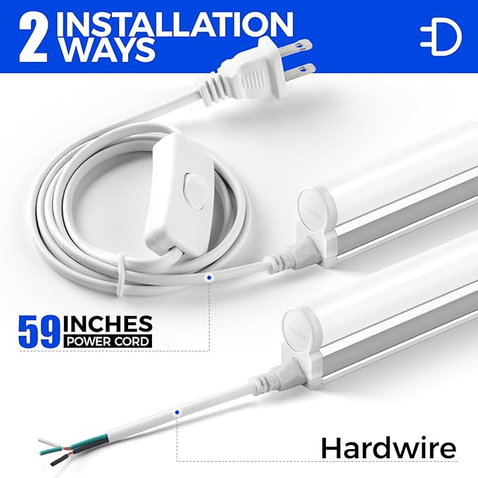 Barrina T5 4FT LED Shop Light, Ceiling Commercial Bay Light - Image 5