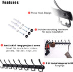 Dseap Coat Rack Wall Mount - Image 8