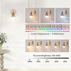 Shenmoyl Vintage Battery Operated Wall Sconce - Image 6