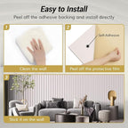 TONOR 8-Pack Bilayer Acoustic Panels Large Self-adhesive, 47.2'' * 23.6'' * - Image 5