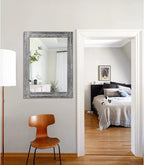 AAZZKANG Rustic Mirror Large 26"x18" Wood Framed Wall Mirrors Rectangle - Image 7