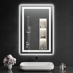 24"x36" LED Bathroom Mirror by WISSMILESHOME