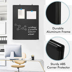 Magnetic Chalk Board, 36“x24” Black Chalkboard Double-Sided Dry Erase Board - Image 4
