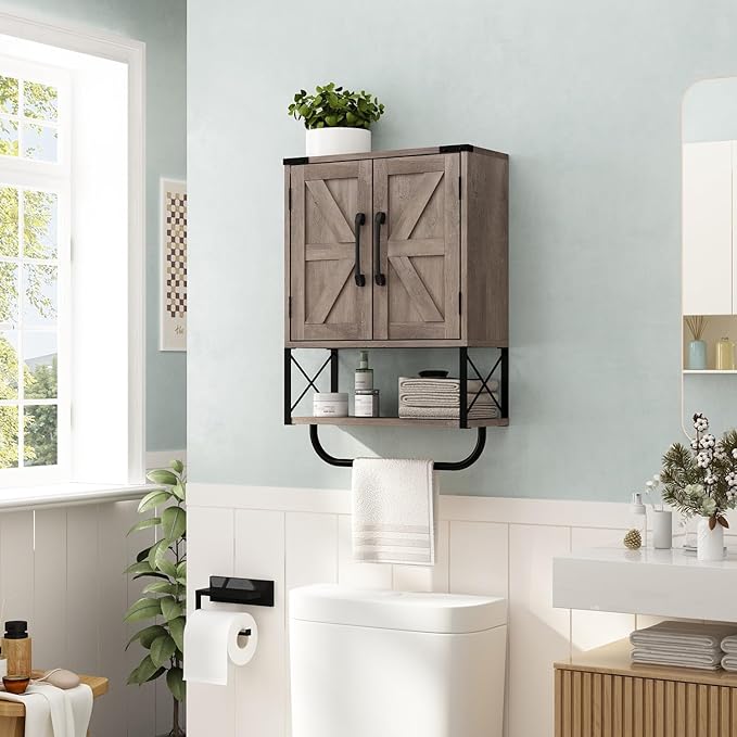 RUSTOWN Farmhouse Rustic Medicine Cabinet - Image 5