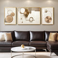 Large Framed Modern Luxury Gold Wall Art by Cuspin