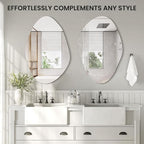 TRAHOME Irregular Asymmetrical Wall Mirror - Image 2