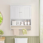Iwell Bathroom Wall Cabinet, Over The Toilet Storage Cabinet - Image 2