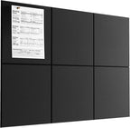 MaxGear Large Felt Bulletin Board 36" x 24", Cork Board Alternative, 6 Pack by MaxGear