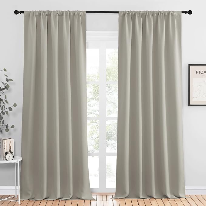 NICETOWN Blackout Curtains for Living Curtains, Room Darkening Window Curtain by NICETOWN