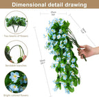 ZFProcess Artificial Fake Hanging Flowers Plants - Image 6