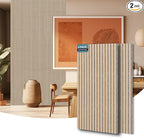 AKUMAX 2 Pack Acoustic Panels, Wood Slat by AKUMAXWOODWALLPANELS
