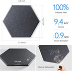 18 Pack Self-Adhesive Acoustic Panels 12" X 10" X 0.4" - Image 3