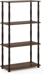 Furinno Turn-N-Tube 4-Tier Multipurpose Shelf Display Rack, Classic Tubes - Image 4