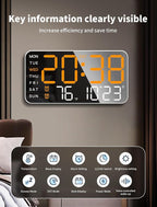 MASHI 8.4''Large Digital Wall Clock, Led Alarm Clock - Image 2