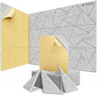 18 Pack Acoustic Panels with Self-Adhesive, Sound Panels High Density, by ROOME