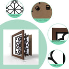 ZEXUIRU 4 Set. Rustic Wall Mirrors - Image 6