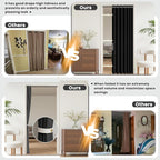 AJAZZ Blackout Sliding Door Curtains - Image 4