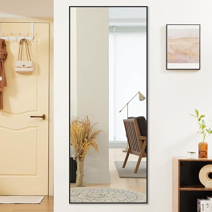 DUMOS Full Length Mirror 64"x21" Full Body Floor Mirror - Image 2