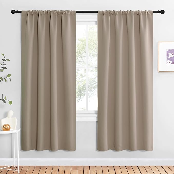 NICETOWN Blackout Curtains for Living Curtains, 2 Panels, 42 by 72, Room by NICETOWN