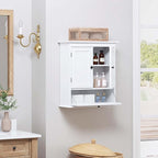 Spirich Bathroom Cabinet Wall Mounted, Small Bathroom Wall Cabinet Over Toilet - Image 4