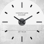 Presentime & Co Large Frameless DIY Wall Clock - Image 7