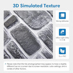 COMSTICKC 3D Faux Stone Wall Panel Peel and Stick Wall Tiles, Ultra-Light Thin - Image 3