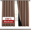 NICETOWN Living Room Completely Shaded Draperies, Privacy Protection & Noise by NICETOWN