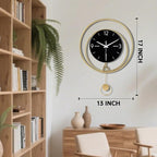 Dankeit Decorative Wall Clock, Silent Non-Ticking Quality Quartz Battery - Image 4
