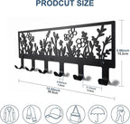 Floral Wall Mounted Coat Rack - Image 2