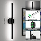 Battery Operated Wall Sconce Set of Two, Wireless Wall Sconces USB Rechargeable - Image 4