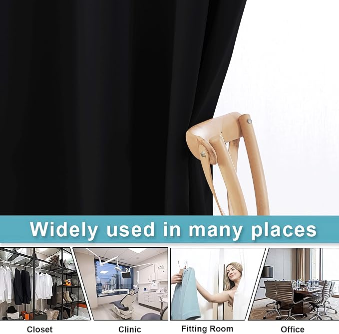 RYB HOME Room Divider Curtains - Image 4