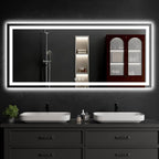 LED Bathroom Mirrors 28"x60" Bathroom Mirror by WISSMILESHOME