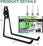 GURADESIGN 4-Piece Garage Hooks Wall Mount Storage Hanger - Image 3