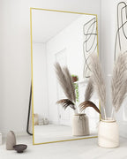 Koonmi 76"x34" Floor Mirror Full Length, Bedroom Floor Body Mirror - Image 2